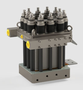 hyworx S-Stack ohne Staplertaschen Medienanschlussseite