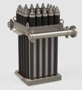 hyworx XL-Stack ohne Staplertaschen Stromanschlussseite