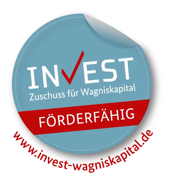 Invest-Logo: Förderfähigkeit Zuschuss für Wagniskapital